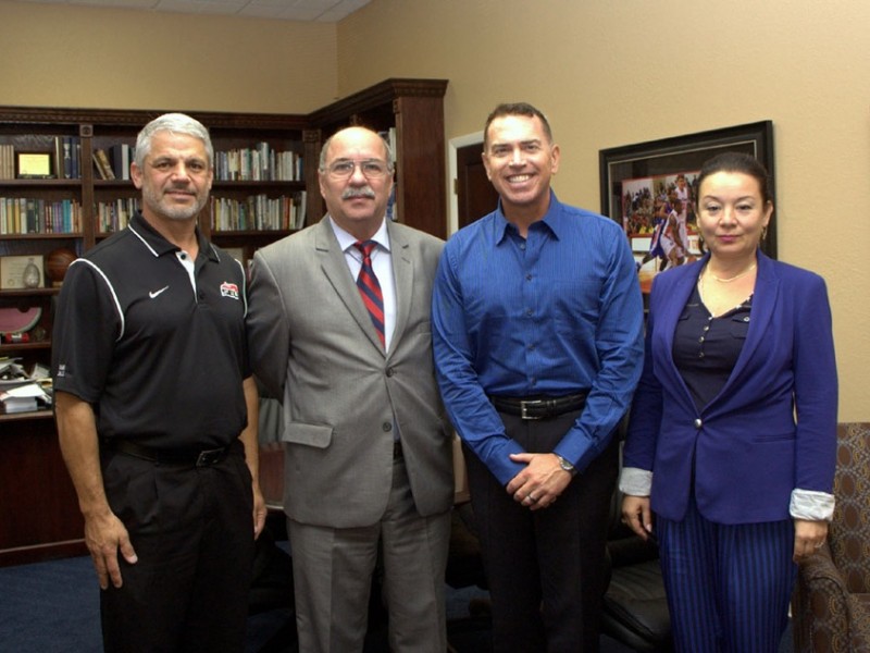 Visit in USA (A. & M.-J. Manolescu, Southeastern University, Florida, 2013)